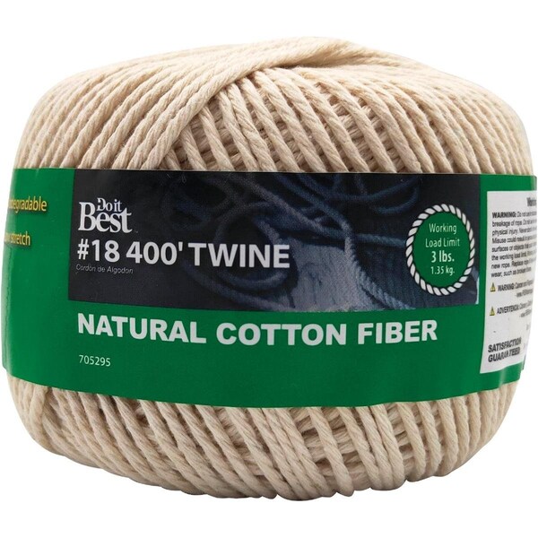 All-Source No. 18 x 400 Ft. Natural Cotton Twine 705295 - main